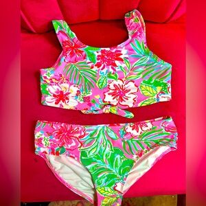Girls Lilly Pulitzer two piece bathing suit. NWOT